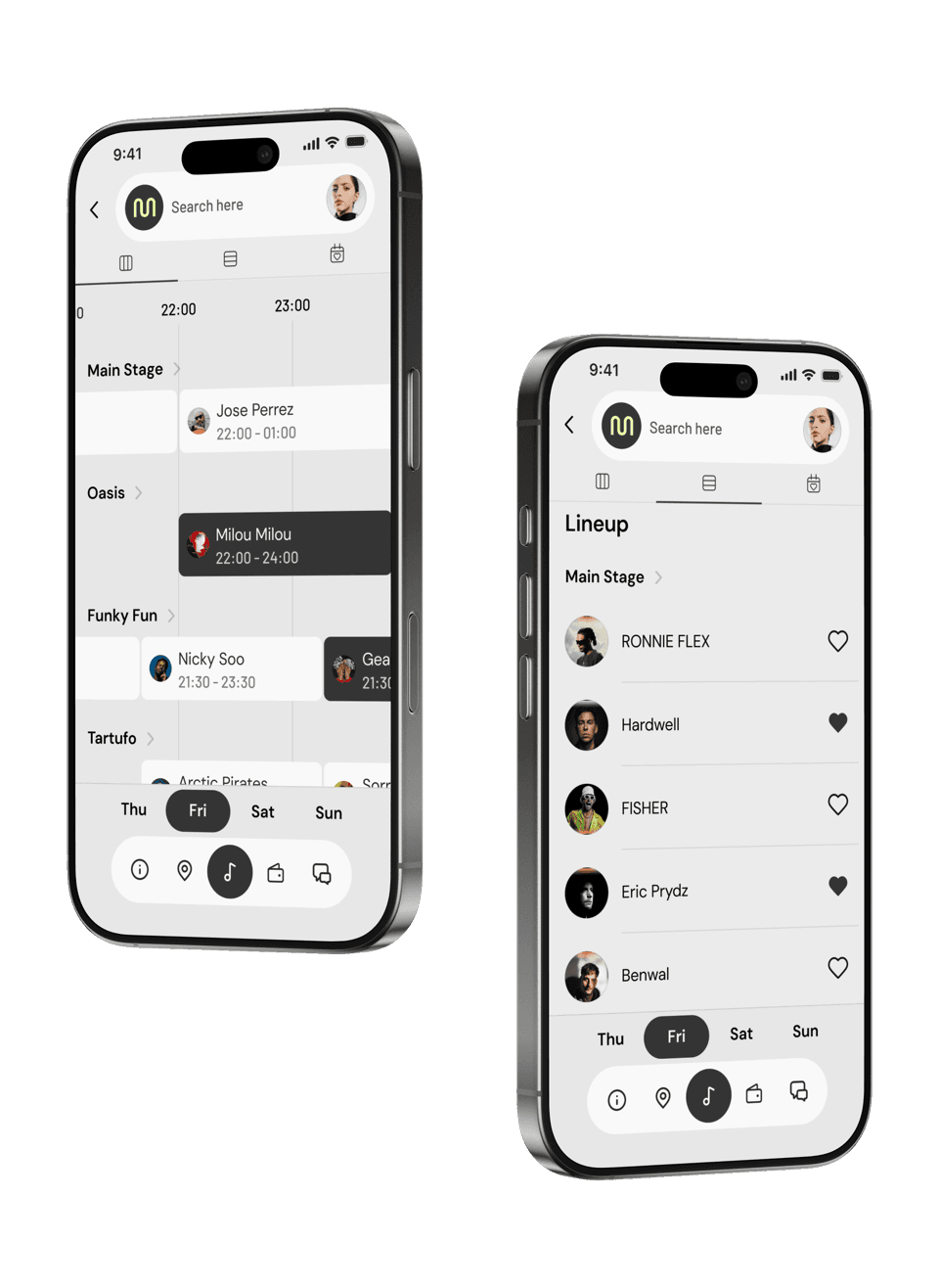 Woov app mockup